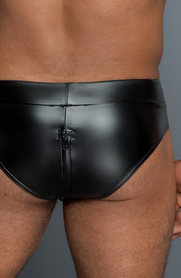 Wetlook mini boxers med 2-way lynlås - Plan B - COAX Copenhagen