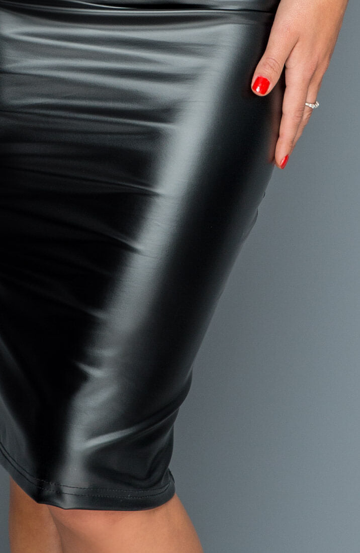Blonde & wetlook pencil kjole - Miss Behaved - COAX Copenhagen