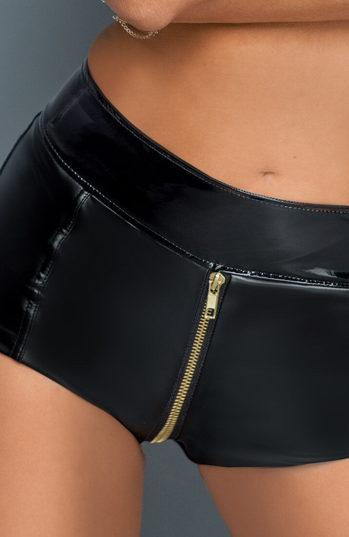 Wetlook shorts med 2-way lynlås - ICONOLOGY - COAX Copenhagen