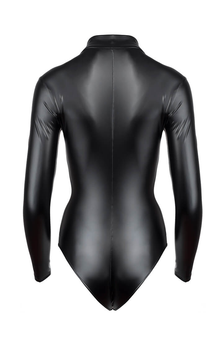 Wetlook bodysuit med 3-way lynlås - The Monarch - COAX Copenhagen