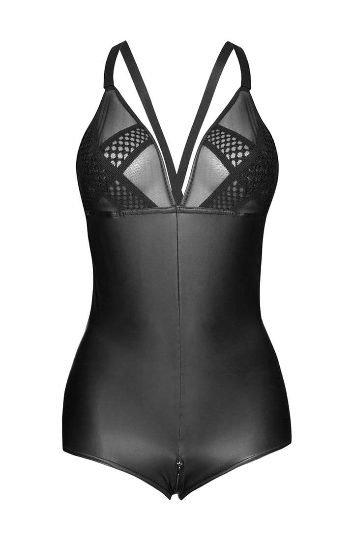 Wetlook teddy med boyshorts - I am a Narcissist - COAX Copenhagen