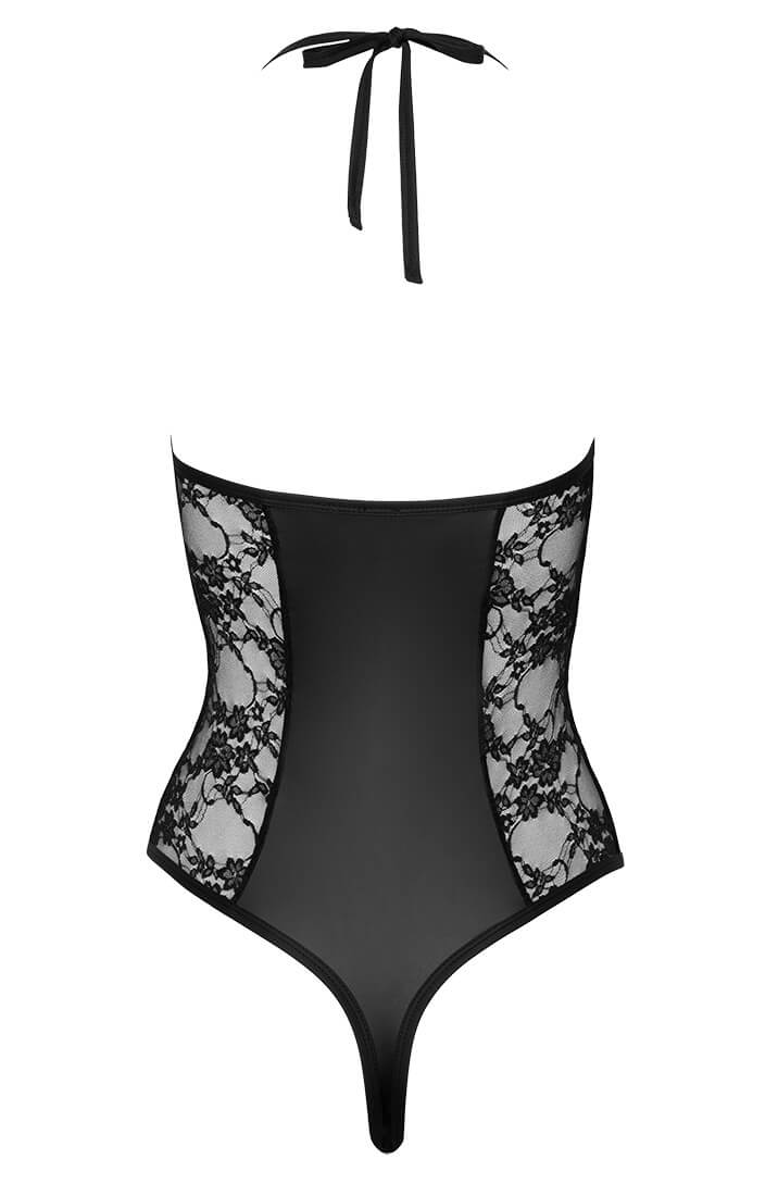 Sort blonde X wetlook bodysuit - Mischievous Fantasies - COAX Copenhagen