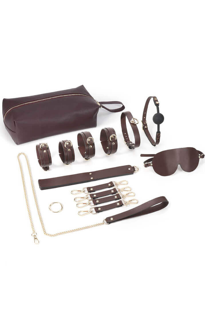 BDSM Fancy Kit 9 Dele - Brun