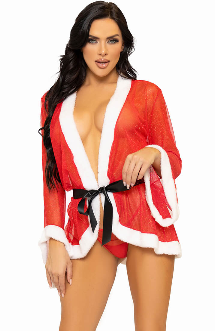 Jule kimono lingeri sæt - Santa's Little Helper - COAX Copenhagen