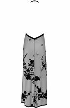 Indlæs billede til gallerivisning Lang nylon kjole med waterfall udskæring