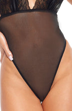 Indlæs billede til gallerivisning Sort bodysuit lingeri