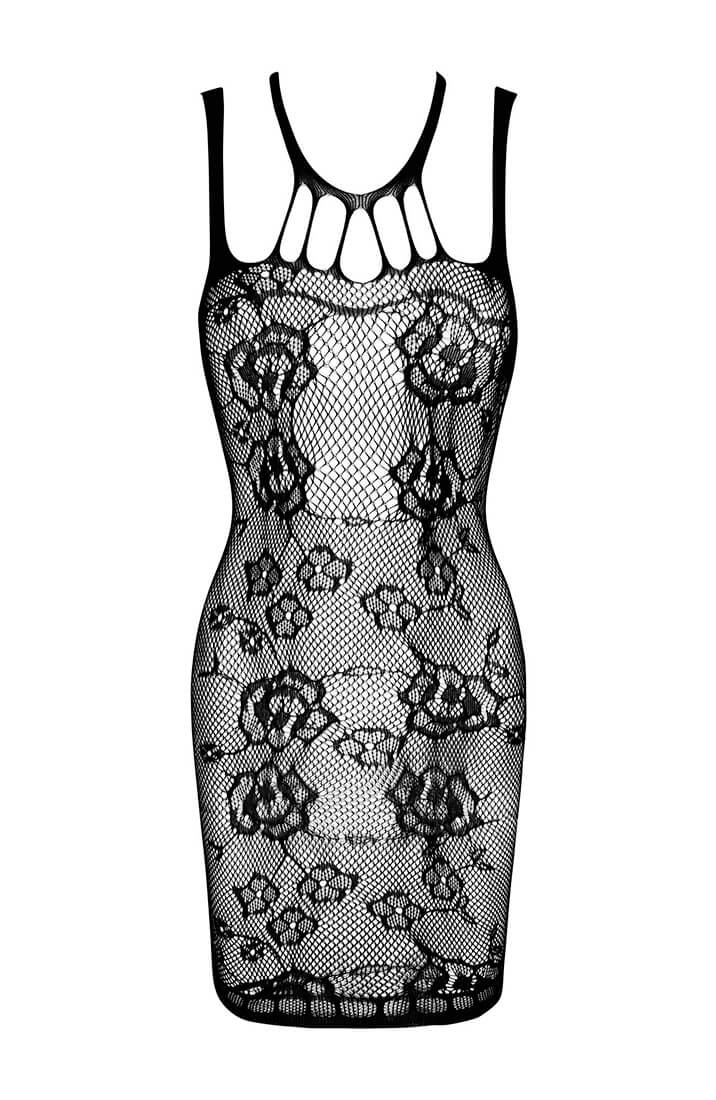 Sort dual net lingeri kjole - COAX Copenhagen