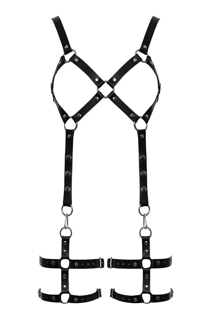 Sort læder body harness - New Beginnings - COAX Copenhagen