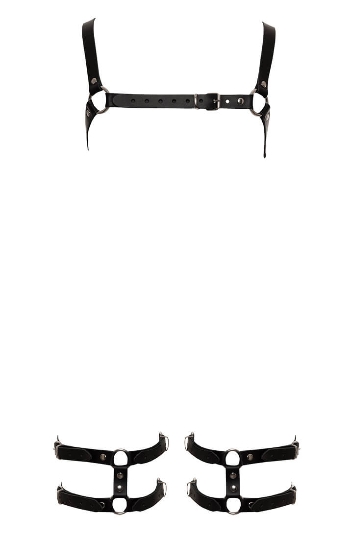 Sort læder body harness - New Beginnings - COAX Copenhagen