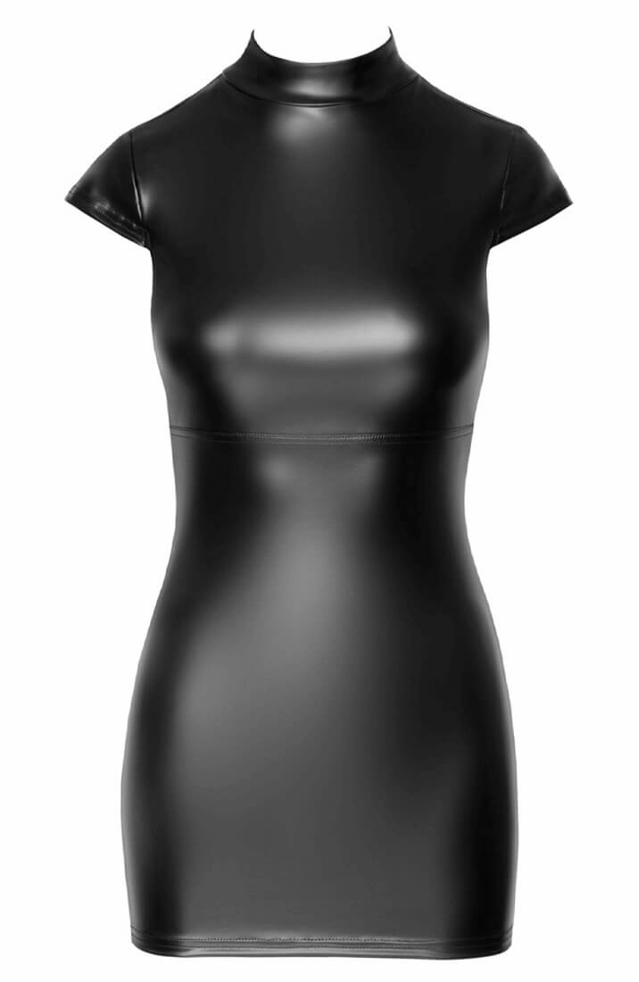 Wetlook kjole med snøre ryg - Designed To Capture - COAX Copenhagen