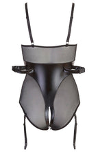 Indlæs billede til gallerivisning Wetlook bodysuit lingeri med restraints