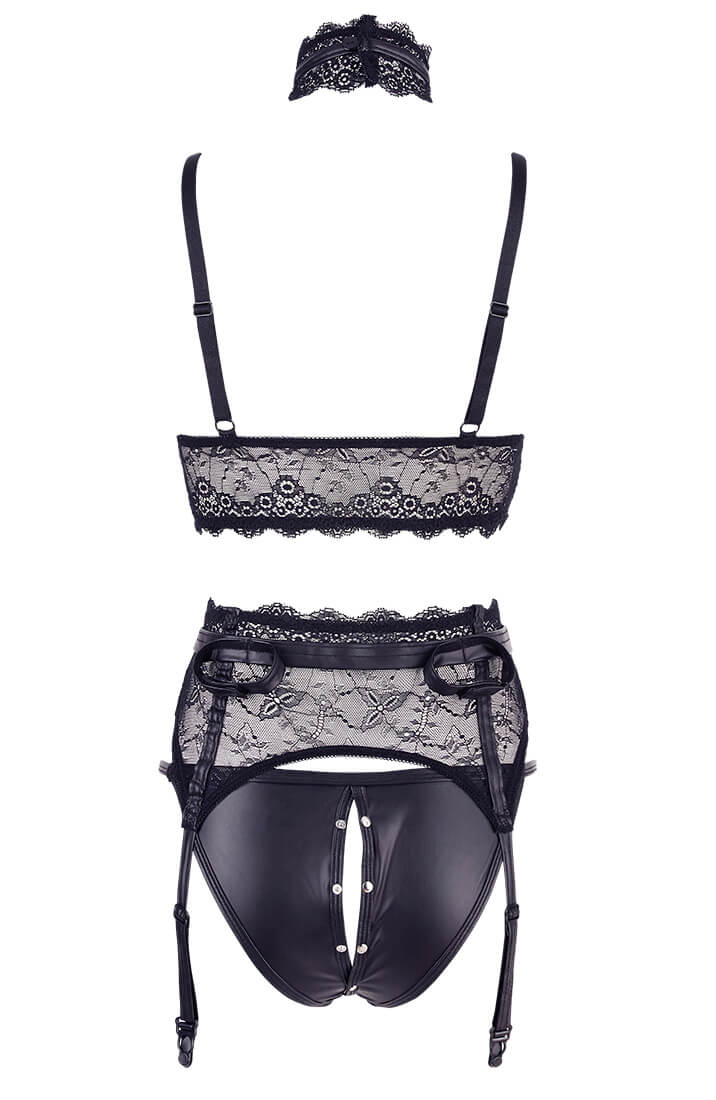 Wetlook lingeri med restraints - Craving Your Attention - COAX Copenhagen