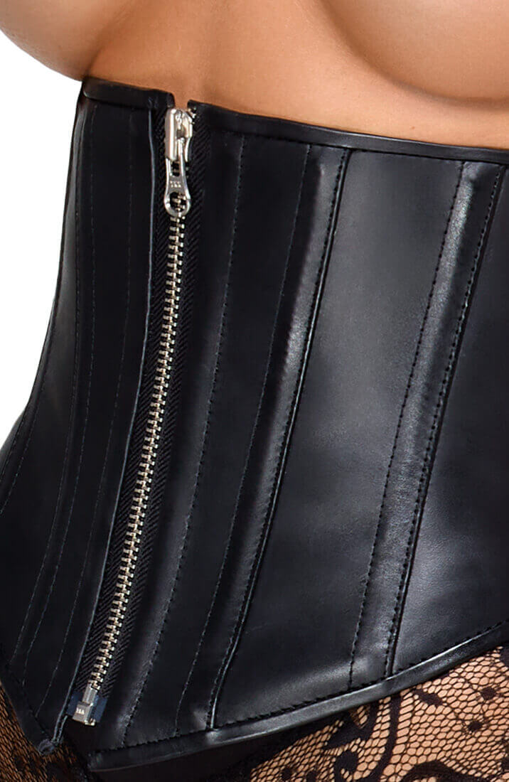 Fetish underbust i ægte læder fra COAX Copenhagen