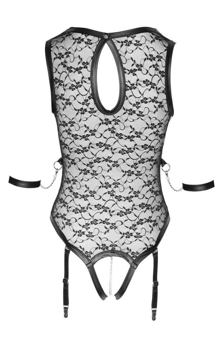 Blonde bodysuit med harness - All Tied Up - COAX Copenhagen