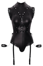 Indlæs billede til gallerivisning Frækt bodysuit lingeri med harness &amp; restraints