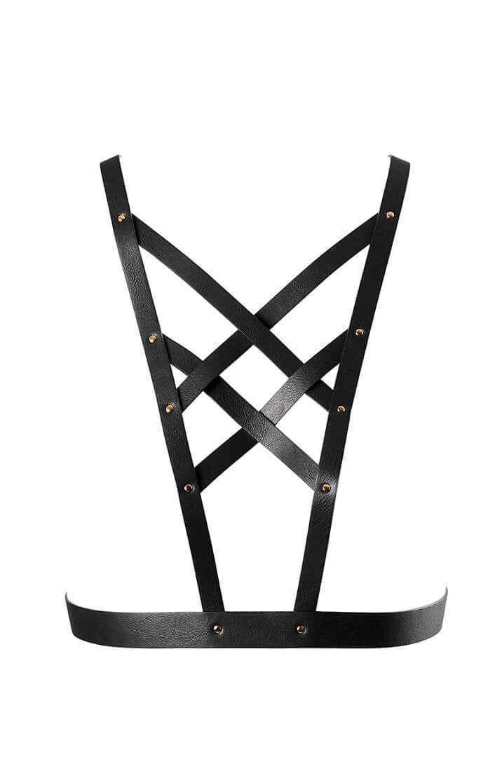 Faux læder Cross-Cleavage Harness