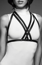 Indlæs billede til gallerivisning Faux læder Halter Bh Harness