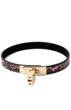 Indlæs billede til gallerivisning Faux pink &amp; guld slangeskinds choker/armbånd - COAX Copenhagen