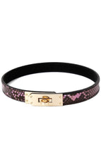 Indlæs billede til gallerivisning Faux pink &amp; guld slangeskinds choker/armbånd - COAX Copenhagen
