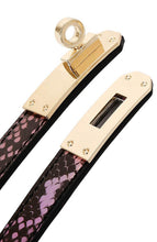 Indlæs billede til gallerivisning Faux pink &amp; guld slangeskinds choker/armbånd - COAX Copenhagen