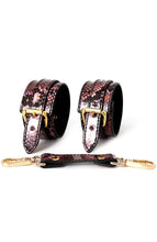 Indlæs billede til gallerivisning Faux pink &amp; guld slangeskinds cuffs - COAX Copenhagen