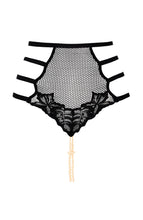 Indlæs billede til gallerivisning Højtaljet trusse med dobbelt perlesnor - London High Waist Brief - COAX Copenhagen