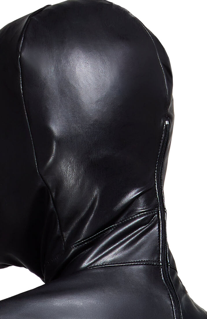 Hooded Wetlook Bondage Sæt - Wanna Play A Game?