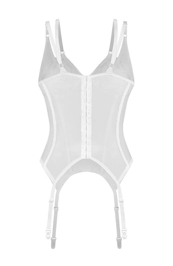 Sexet bustier lingeri med løftende skåle og struktureret pasform