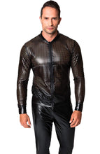 Indlæs billede til gallerivisning Laser-cut wetlook bomber jakke - Dominant Force - COAX Copenhagen