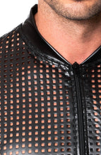 Indlæs billede til gallerivisning Laser-cut wetlook bomber jakke - Dominant Force - COAX Copenhagen