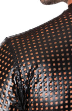 Indlæs billede til gallerivisning Laser-cut wetlook bomber jakke - Dominant Force - COAX Copenhagen