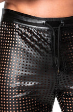 Indlæs billede til gallerivisning Laser-cut wetlook tregging bukser - The Master’s Grip - COAX Copenhagen