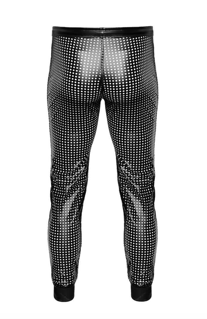 Laser-cut wetlook tregging bukser - The Master’s Grip - COAX Copenhagen