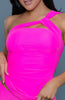 Neon pink tankini sæt