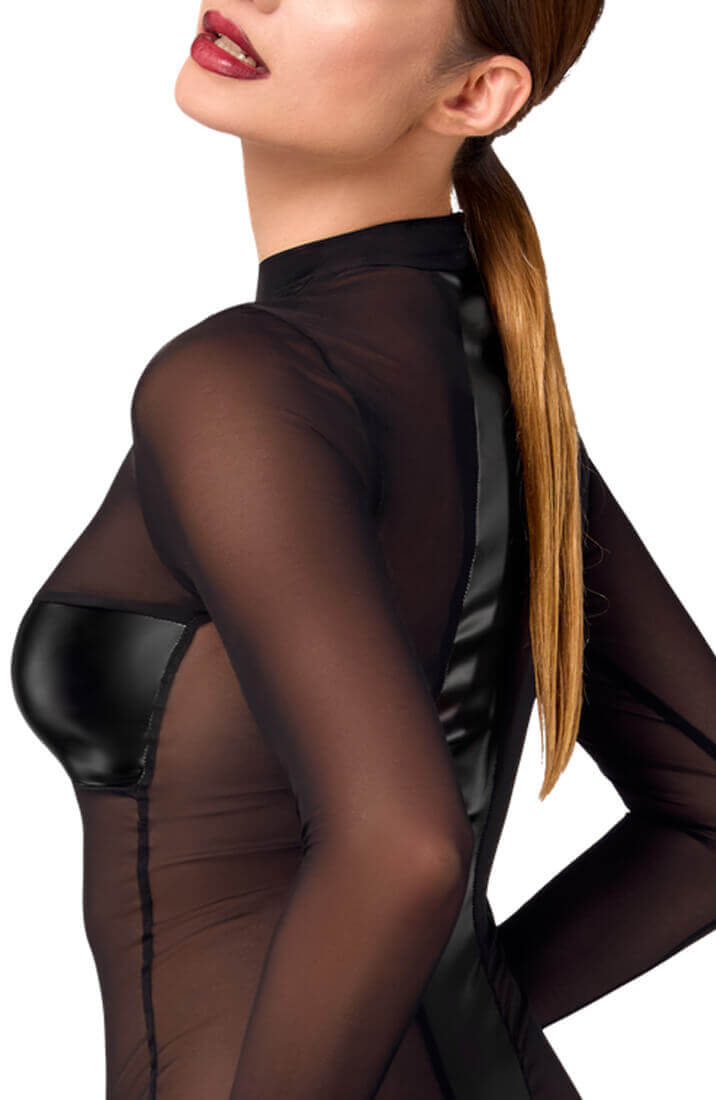 Fetish mini kjole i nylon og wetlook - sensuel lingeri stil COAX Copenhagen