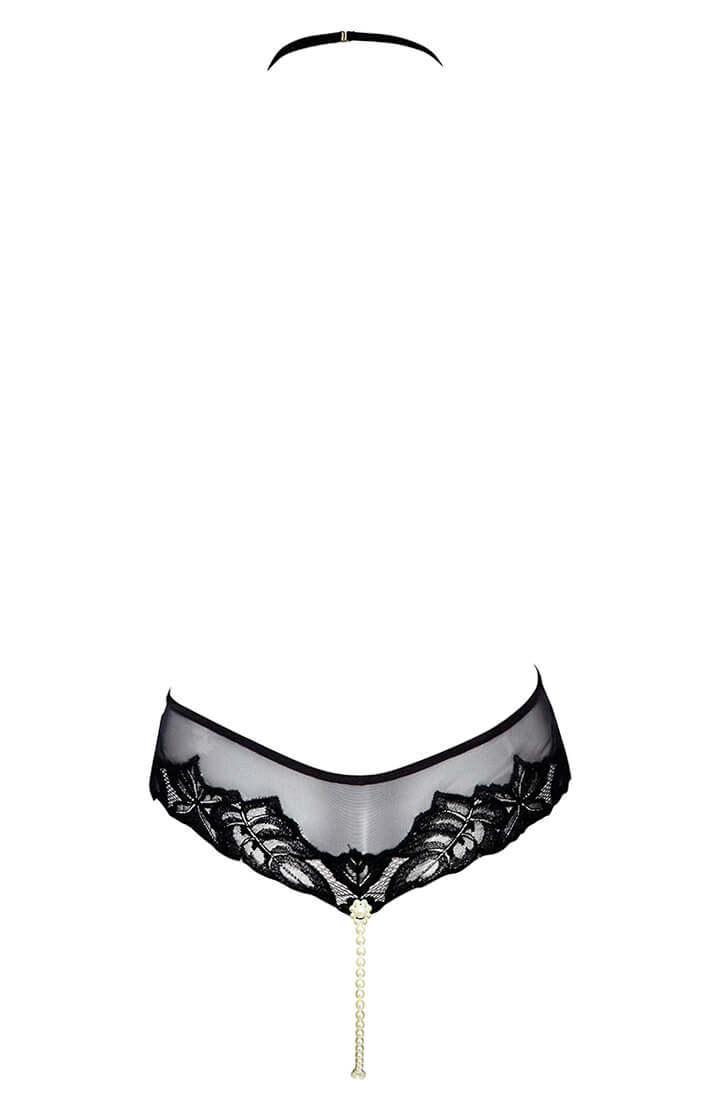 COAX Copenhagen perlelingeri playsuit med justerbar halterneck