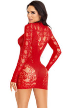 Indlæs billede til gallerivisning Rød lingeri kjole