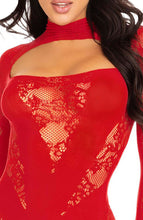 Indlæs billede til gallerivisning Rød lingeri kjole