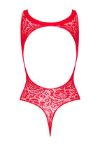 Indlæs billede til gallerivisning Rød bodysuit med faux snøre front - Get Hearts Racing - COAX Copenhagen