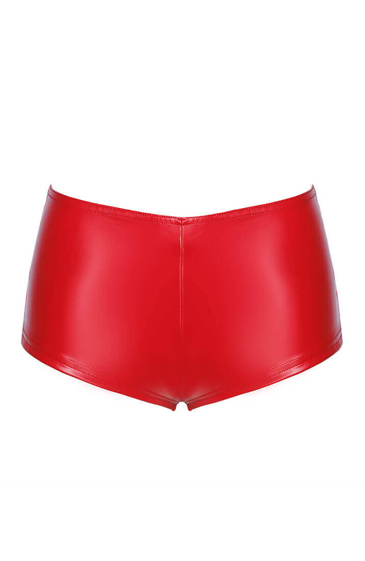 Røde wetlook hotpants - The Heat of Passion - COAX Copenhagen