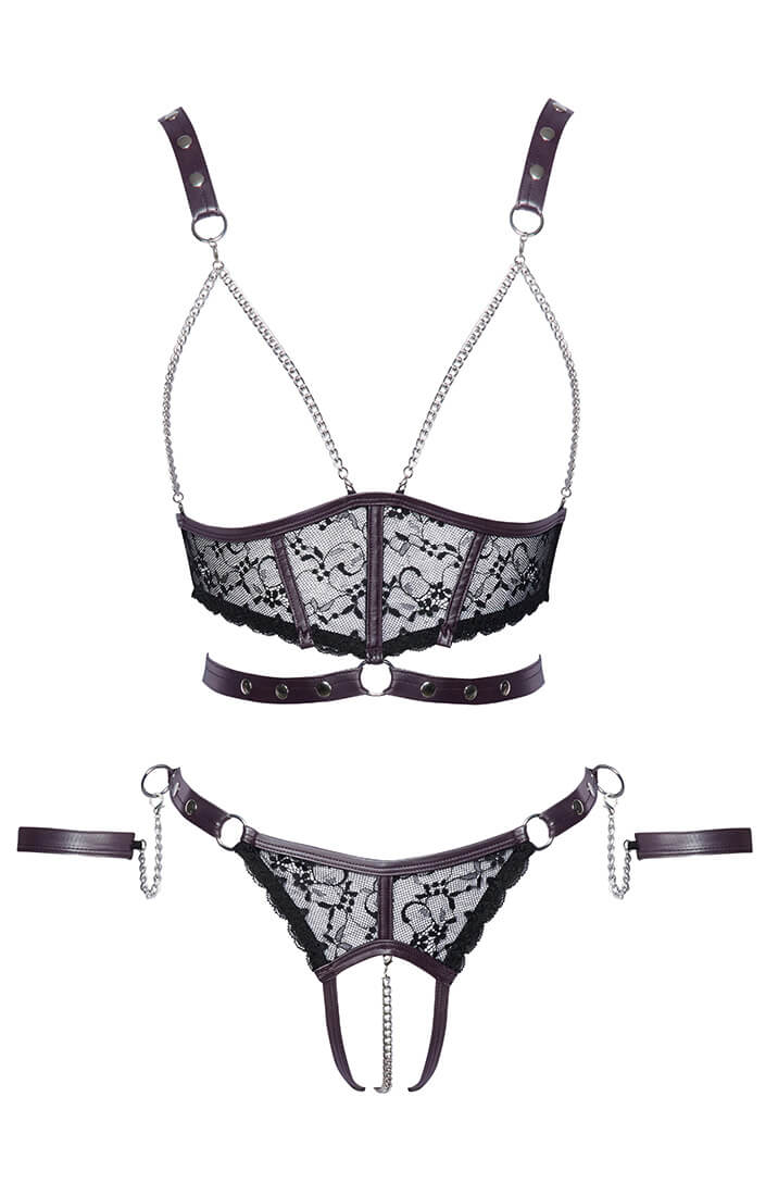 Easy-access lingeri sæt med restraints - Hold Me Tight - COAX Copenhagen