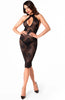 Sort blonde bodycon halterneck kjole - Heat of Submission - COAX Copenhagen
