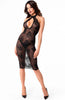 Sort blonde bodycon halterneck kjole - Heat of Submission - COAX Copenhagen
