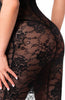 Sort blonde bodycon halterneck kjole - Heat of Submission - COAX Copenhagen