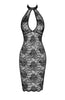 Sort blonde bodycon halterneck kjole - Heat of Submission - COAX Copenhagen