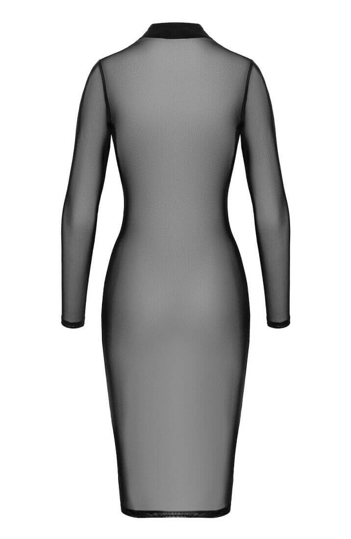 Sort bodycon nylon kjole - Temptation's Slave - COAX Copenhagen
