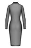 Sort bodycon nylon kjole - Temptation's Slave - COAX Copenhagen