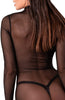 Sort bodycon nylon kjole - Temptation's Slave - COAX Copenhagen