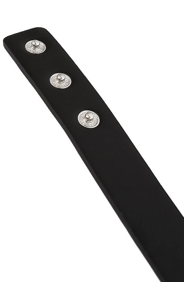 Sort kunstlæder choker halsbånd - SEXY - COAX Copenhagen