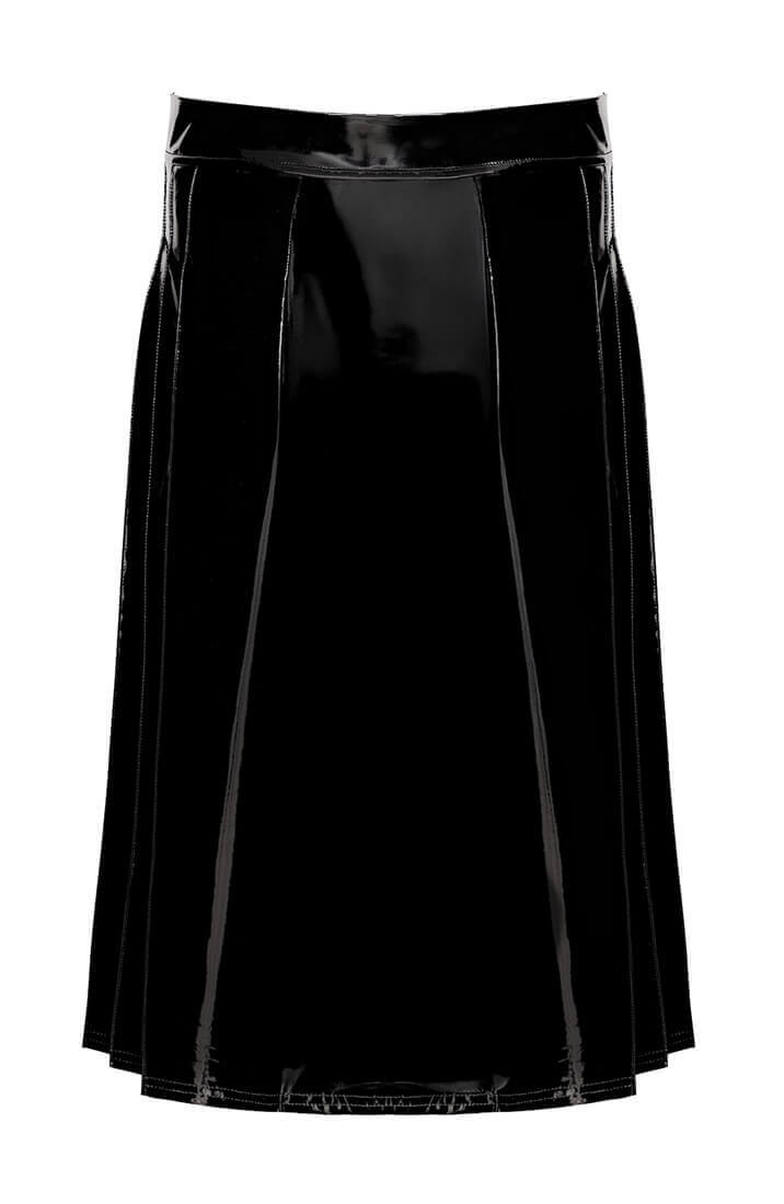 COAX Copenhagen herre fetish kilt med  latex shine